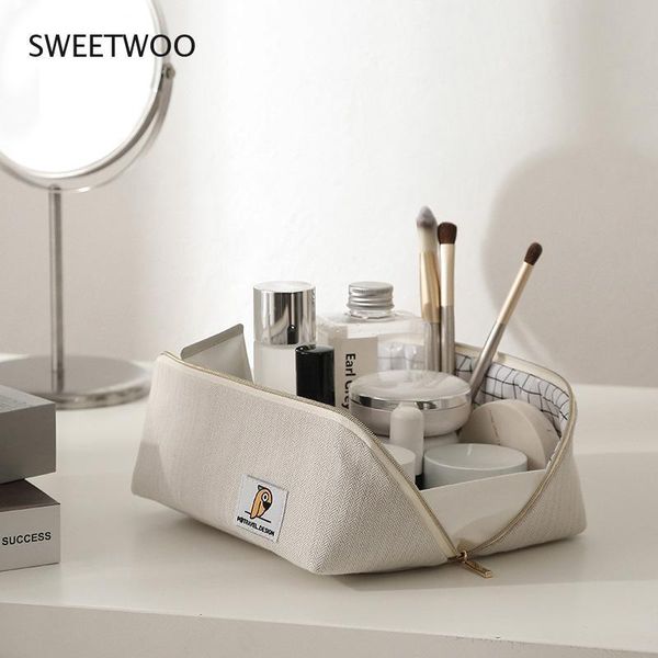 cosmetic bags & cases bag women fashion makeup inside pvc waterproof neceser mujer make up toiletry kosmetyczka