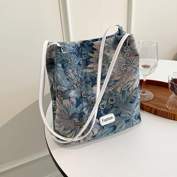 evening bags designer lady chain totes shoulder bag big capacity cotton shopping women eco reusable shopper canvas messenger
evening bags designer lady chain totes shoulder bag big capacity cotton shopping women eco reusable shopper canvas messenger