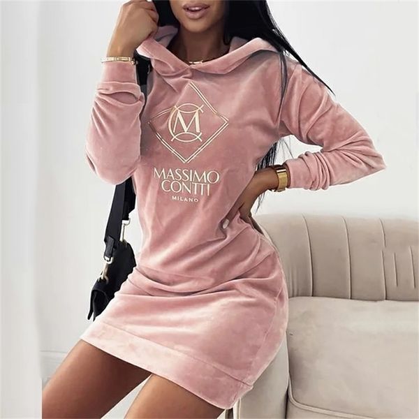 o-neck loose dress autumn women's fashion hooded letter printing long-sleeve sweater casual sports drawstring 211119, Black;gray
o-neck loose dress autumn women's fashion hooded letter printing long-sleeve sweater casual sports drawstring 211119, Black;gray