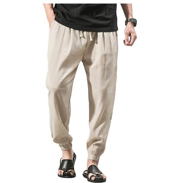 men's pants 2021 cotton linen jogging street casual harem trousers summer cool oversized clothing, Black
men's pants 2021 cotton linen jogging street casual harem trousers summer cool oversized clothing, Black