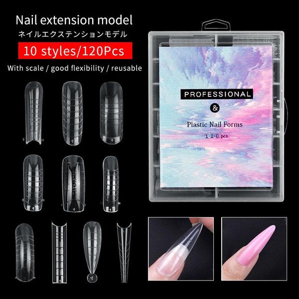 false nails misscheering 120 pcs/set transparent fake nail form for diy art decoration fashion plastic accessories manicure, Red;gold
false nails misscheering 120 pcs/set transparent fake nail form for diy art decoration fashion plastic accessories manicure, Red;gold