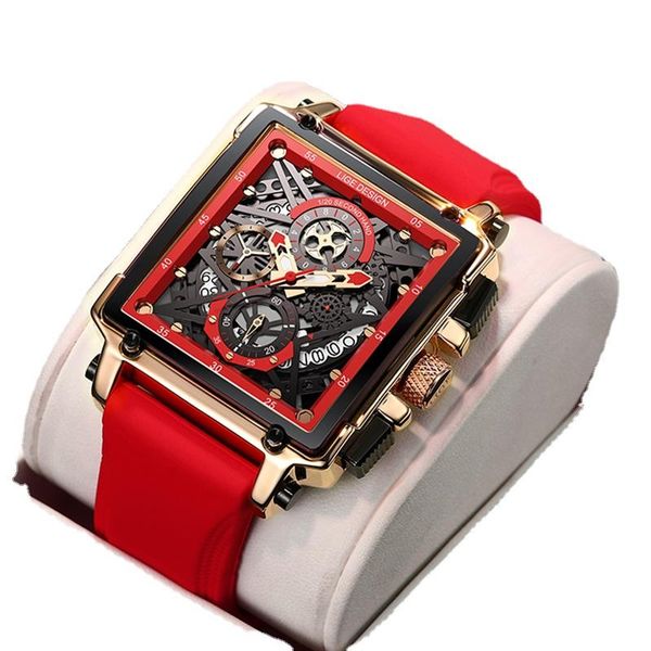 wristwatches 2021 men watches waterproof quartz square watch for date sport hollow clock male, Slivery;brown
wristwatches 2021 men watches waterproof quartz square watch for date sport hollow clock male, Slivery;brown