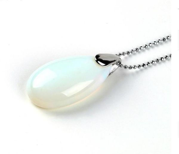 2021 new sale women water drop natural crystal gemstone copper platinum color necklace fashion lady pendant necklace jewelry factory, Silver
2021 new sale women water drop natural crystal gemstone copper platinum color necklace fashion lady pendant necklace jewelry factory, Silver