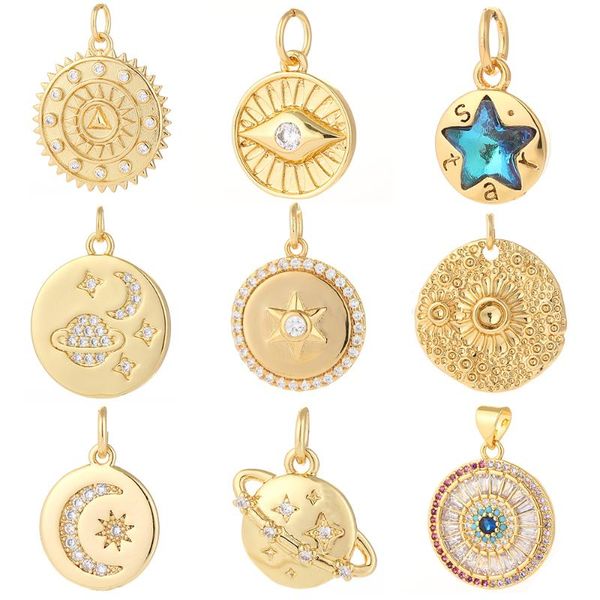 charms moon star pendants for jewelry making supplies gold design diy earring bracelet necklace copper zircon accessories, Bronze;silver
charms moon star pendants for jewelry making supplies gold design diy earring bracelet necklace copper zircon accessories, Bronze;silver