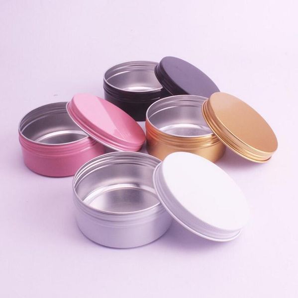 storage bottles & jars 100pcs 150g 4 colors refillable empty aluminum metal tin bottle , cosmetic cream container box
storage bottles & jars 100pcs 150g 4 colors refillable empty aluminum metal tin bottle , cosmetic cream container box
