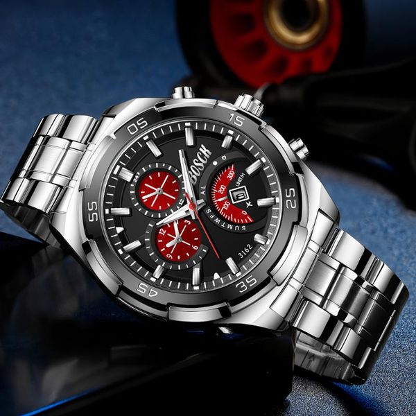sport men watch masculino fashion relogio quartz wristwatch waterproof steel belt casual business calendar luminous simple clock wristwatche, Slivery;brown
sport men watch masculino fashion relogio quartz wristwatch waterproof steel belt casual business calendar luminous simple clock wristwatche, Slivery;brown