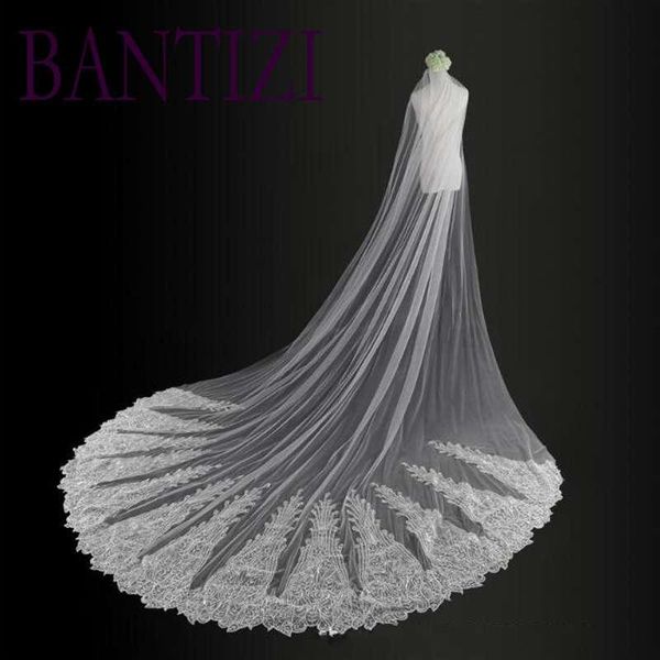 bridal veils lace applique edge veil long 3.5 m tulle with comb wedding women accessories cathedral, Black
bridal veils lace applique edge veil long 3.5 m tulle with comb wedding women accessories cathedral, Black