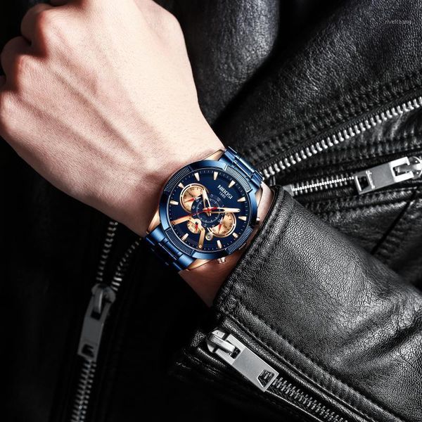 wristwatches nibosi 2021 mens watches wristwatch quartz clock blue watch men waterproof sport chronograph relogio masculino, Slivery;brown
wristwatches nibosi 2021 mens watches wristwatch quartz clock blue watch men waterproof sport chronograph relogio masculino, Slivery;brown