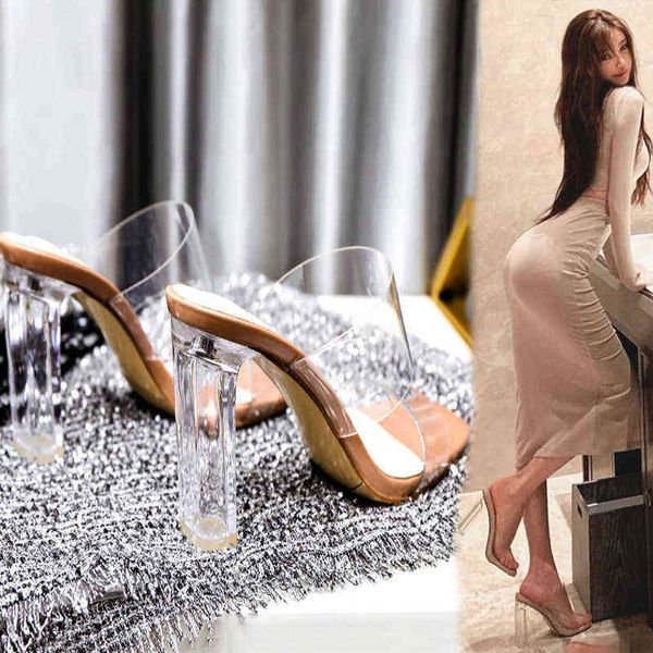 summer women pumps sandals 9cm jelly slippers open square toe high heels women transparent slippers shoe heel clear sandals y220225, Black
summer women pumps sandals 9cm jelly slippers open square toe high heels women transparent slippers shoe heel clear sandals y220225, Black