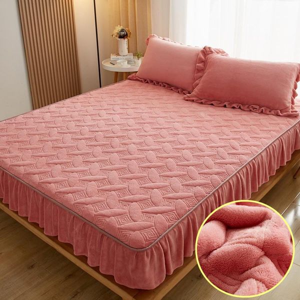 sheets & sets winter warm milk velvet fitted sheet elastic band solid color mattress cover plush super soft cozy queen king size bed
sheets & sets winter warm milk velvet fitted sheet elastic band solid color mattress cover plush super soft cozy queen king size bed
