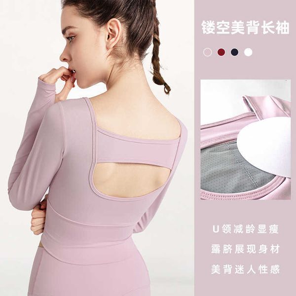 autumn and winter yoga elastic tight belt cht cushion sports long sleeve quick drying running training fitns cloth, Gray
autumn and winter yoga elastic tight belt cht cushion sports long sleeve quick drying running training fitns cloth, Gray