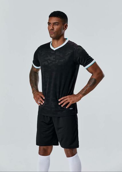 #052 football uniform men+kids soccer jersey printing team custom track and field sports short-sleeved shirt, Black;yellow
#052 football uniform men+kids soccer jersey printing team custom track and field sports short-sleeved shirt, Black;yellow