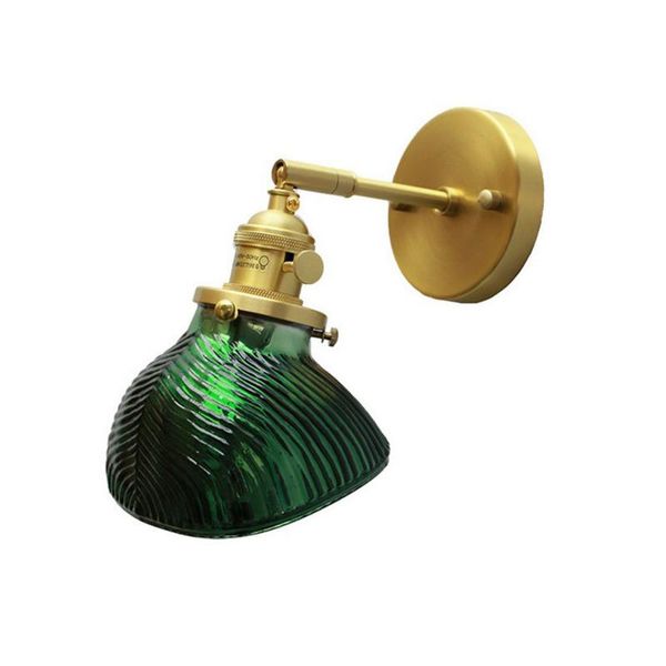 wall lamp retro creative brass glass bedroom bedside aisle background mirror headlamp green light
wall lamp retro creative brass glass bedroom bedside aisle background mirror headlamp green light