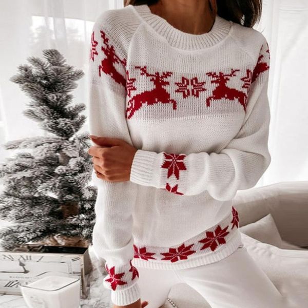 women's sweaters spring sweater anti-shrink snowflake o neck pullover christmas winter for party, White;black
women's sweaters spring sweater anti-shrink snowflake o neck pullover christmas winter for party, White;black