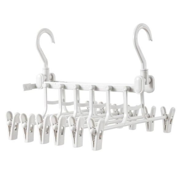cloth hangers folding drying clothes pants home wardrobe clips hanger organizer trousers storage hooks with z4o3 & racks