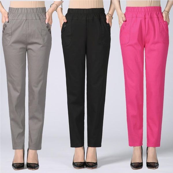 plus size 5xl high waist womens pants stretch long cotton trousers pantalon femme work office ladies c4315, Black;white
plus size 5xl high waist womens pants stretch long cotton trousers pantalon femme work office ladies c4315, Black;white