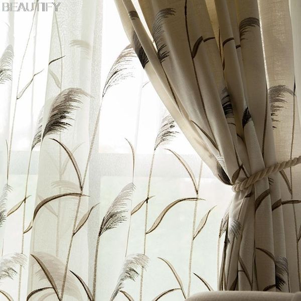 embroidery reed tulle curtains for living room kitchen window bedroom american pastoral style textile curtain & drapes
embroidery reed tulle curtains for living room kitchen window bedroom american pastoral style textile curtain & drapes