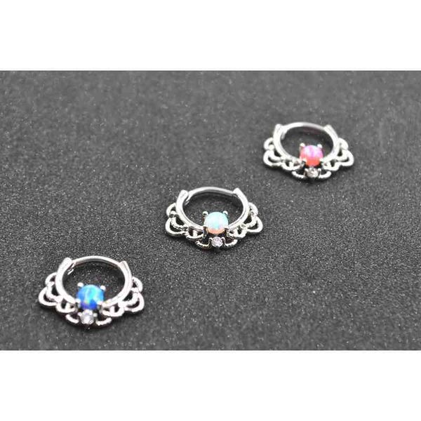 lot10pcs 16g cz clicker opal hoop septum jewerly nose body piercing jewelry earring ear daith helix rings, Silver
lot10pcs 16g cz clicker opal hoop septum jewerly nose body piercing jewelry earring ear daith helix rings, Silver