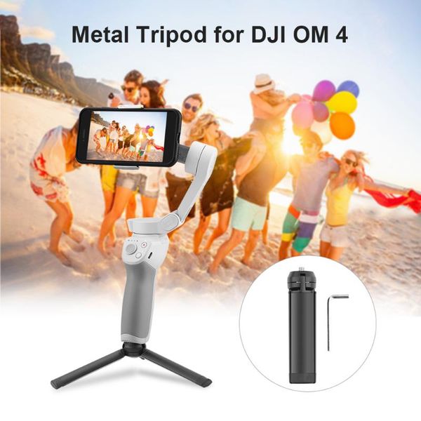 

tripods smartphone tripod phone holder deskmetal for dji om 4/osmo mobile 3/osmo 2 handheld gimbal accessory