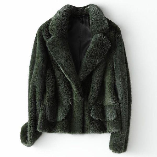 women's fur & faux luxury dark green women real mink coat and jackets winter short warm thick full pelt 3xl natural overcoats, Black
women's fur & faux luxury dark green women real mink coat and jackets winter short warm thick full pelt 3xl natural overcoats, Black