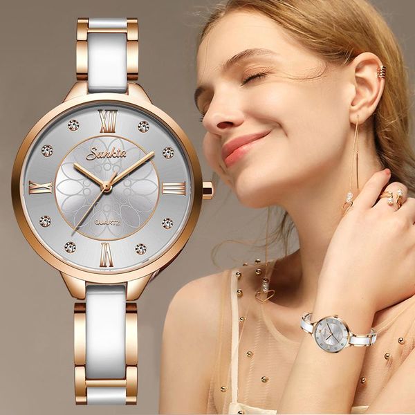 wristwatches 2021 sunkta women watches luxury metal bracelet wristwatch classy fashion quartz clock gold female stainless steel dress watch, Slivery;brown
wristwatches 2021 sunkta women watches luxury metal bracelet wristwatch classy fashion quartz clock gold female stainless steel dress watch, Slivery;brown