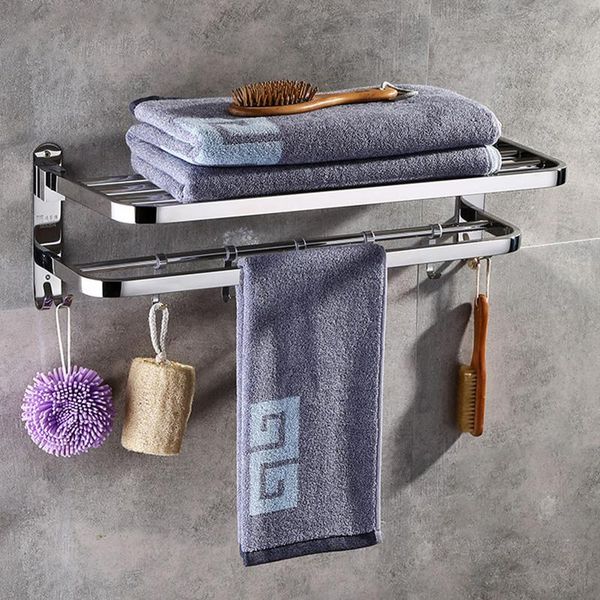 folding movable wall mounted towel rack stainless steel polished organizer holder storage shelf hook bathroom accessories racks
folding movable wall mounted towel rack stainless steel polished organizer holder storage shelf hook bathroom accessories racks