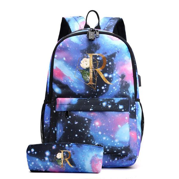 backpack 26 english letters usb your name teenager school bag women travel rucksack large mochila escolar 2 pcs set
backpack 26 english letters usb your name teenager school bag women travel rucksack large mochila escolar 2 pcs set