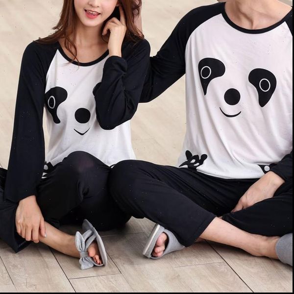 couples autumn cartoon panda women sleepwear long sleeve pullover pajamas set casual, Black;red
couples autumn cartoon panda women sleepwear long sleeve pullover pajamas set casual, Black;red