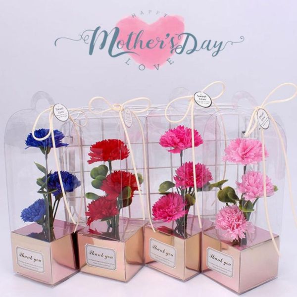 gift wrap exquisite flower box three carnations pvc teacher's day creative soap bouquet birthday mother's
gift wrap exquisite flower box three carnations pvc teacher's day creative soap bouquet birthday mother's