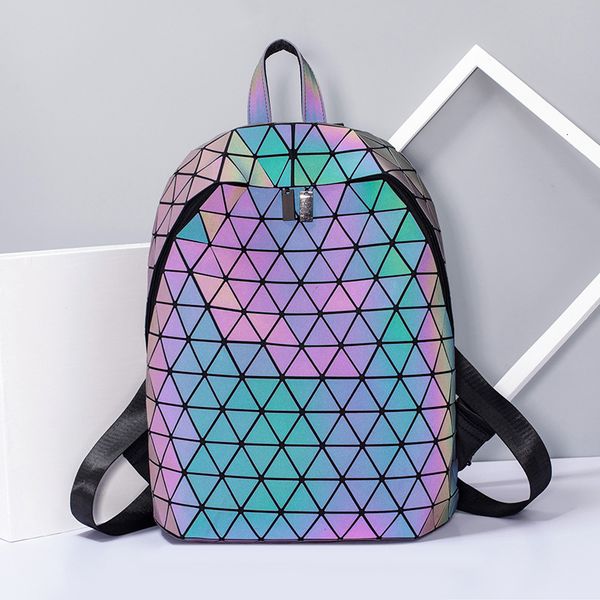 handbag lingge backpack luminous laser personalized geometric folding guangzhou creative bag
handbag lingge backpack luminous laser personalized geometric folding guangzhou creative bag