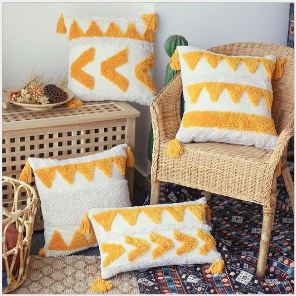 cushion/decorative pillow beige yellow tassels handmade embroidery cushion cover 45x45cm/30x50cm geometric home decor pillowcase sham
cushion/decorative pillow beige yellow tassels handmade embroidery cushion cover 45x45cm/30x50cm geometric home decor pillowcase sham