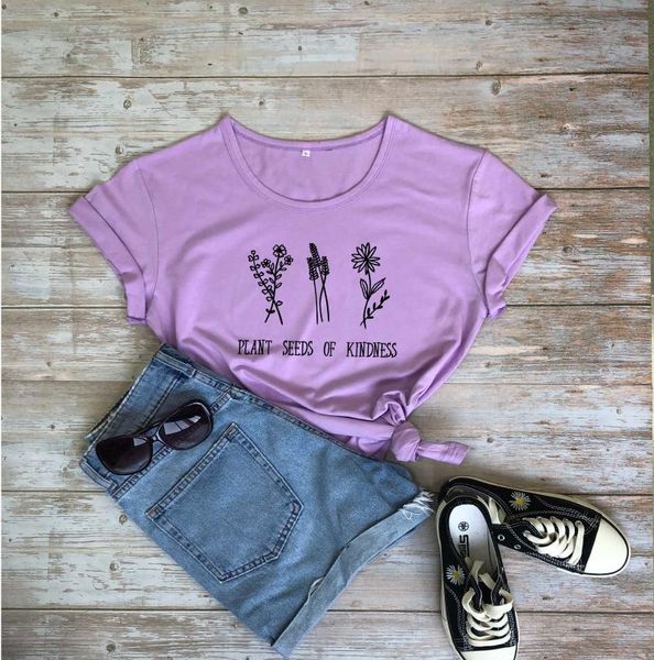 women's t-shirt plant seeds of kindness graphic slogan women fashion pure cotton casual young hipster grunge tumblr t shirt girl gift t, White
women's t-shirt plant seeds of kindness graphic slogan women fashion pure cotton casual young hipster grunge tumblr t shirt girl gift t, White