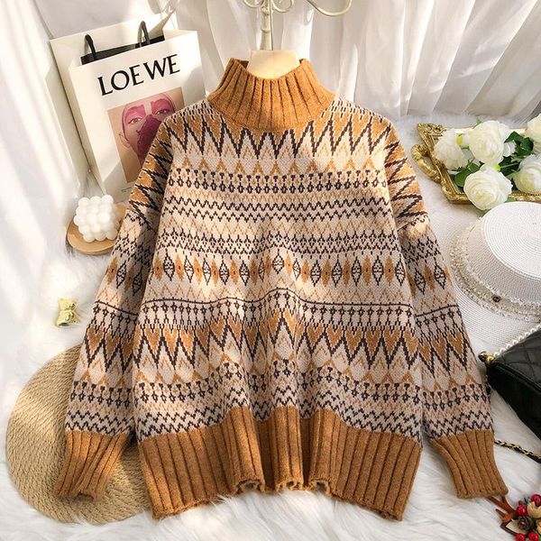 women's sweaters retro inner turtleneck sweater female korean version 2021 autumn winter loose bottoming thickened kk1449, White;black
women's sweaters retro inner turtleneck sweater female korean version 2021 autumn winter loose bottoming thickened kk1449, White;black