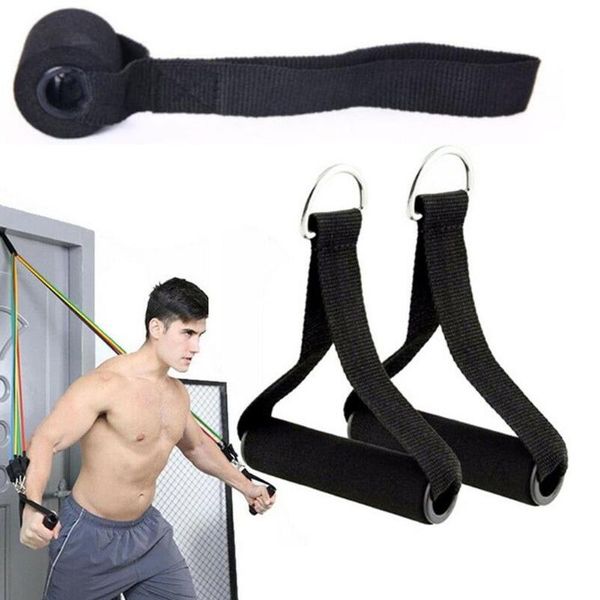 2x tricep rope cable handle bar w/ door anchor resistance gym exercise training with yoga stripes
2x tricep rope cable handle bar w/ door anchor resistance gym exercise training with yoga stripes