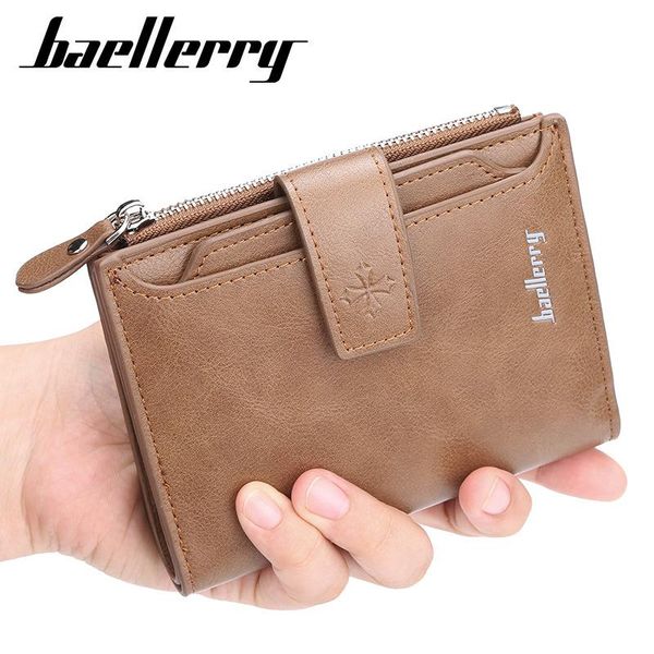baellerry men's fashion short pu leather wallet multi card buckle zipper bag clover solid color wallets, Red;black
baellerry men's fashion short pu leather wallet multi card buckle zipper bag clover solid color wallets, Red;black