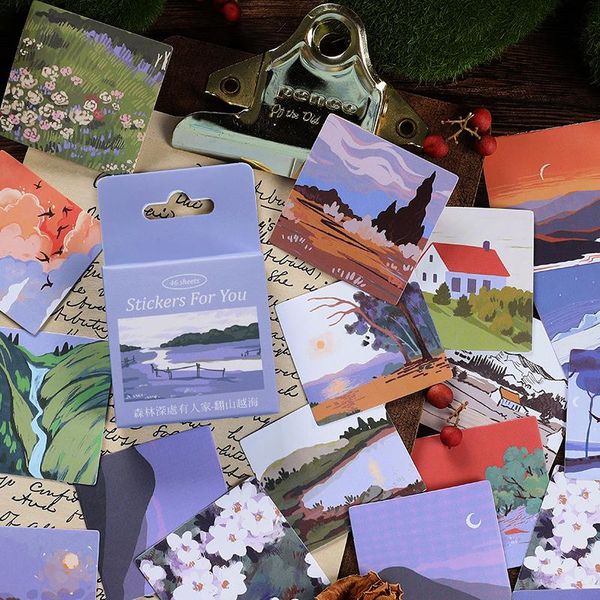 gift wrap 46 pcs/box stickers aesthetic decorative diary ablum scrapbooking material sticker planner handmade diy collage
gift wrap 46 pcs/box stickers aesthetic decorative diary ablum scrapbooking material sticker planner handmade diy collage