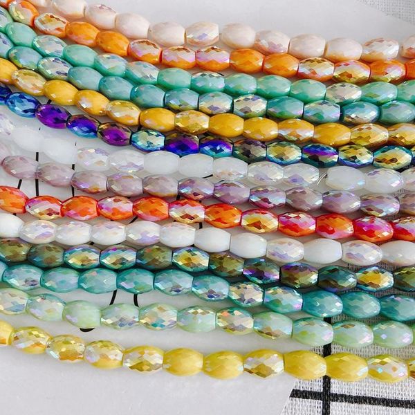 other diy jewelry accessories multicolor oval faceted straight hole beaded necklace bracelet material
other diy jewelry accessories multicolor oval faceted straight hole beaded necklace bracelet material