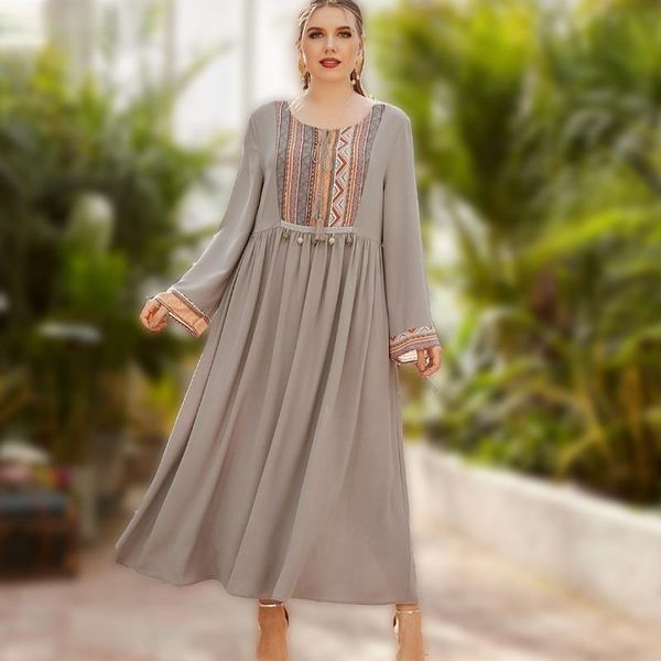 ethnic clothing women's long sleeve tassel spring and summer thin big swing dress national style retro pure color kaftan, Red
ethnic clothing women's long sleeve tassel spring and summer thin big swing dress national style retro pure color kaftan, Red