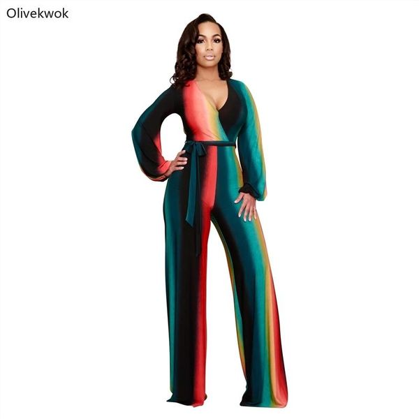 women's jumpsuits & rompers olivekwok 2021 women v-neck long sleeve rainbow striped casual lace up straight leg bl18995, Black;white
women's jumpsuits & rompers olivekwok 2021 women v-neck long sleeve rainbow striped casual lace up straight leg bl18995, Black;white