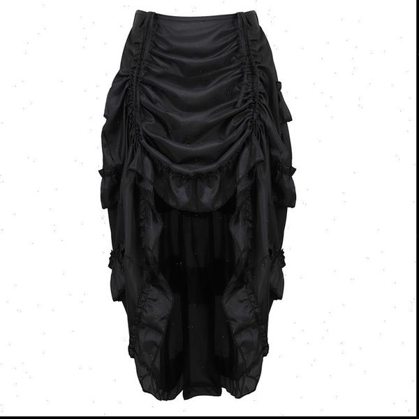 steampunk gothic irregular shirring pleated women skirt party long high low costumes punk corset plus size red, Black
steampunk gothic irregular shirring pleated women skirt party long high low costumes punk corset plus size red, Black