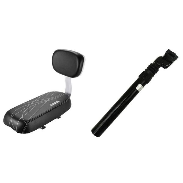 pcs bicycle seatpost 30.9x300mm spring & 1 set soft cushion with back rest bike saddles 
pcs bicycle seatpost 30.9x300mm spring & 1 set soft cushion with back rest bike saddles