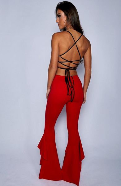 hippie enthusiastic red ruffles slim women pant flare elastic bottom fashion summer wide leg trouser elegant clothing, Black;white
hippie enthusiastic red ruffles slim women pant flare elastic bottom fashion summer wide leg trouser elegant clothing, Black;white