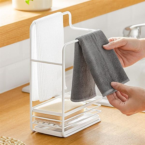 kitchen storage & organization drain rag rack towel with tray dishcloth sponge dish brush holder wall mounted/tabletop
kitchen storage & organization drain rag rack towel with tray dishcloth sponge dish brush holder wall mounted/tabletop