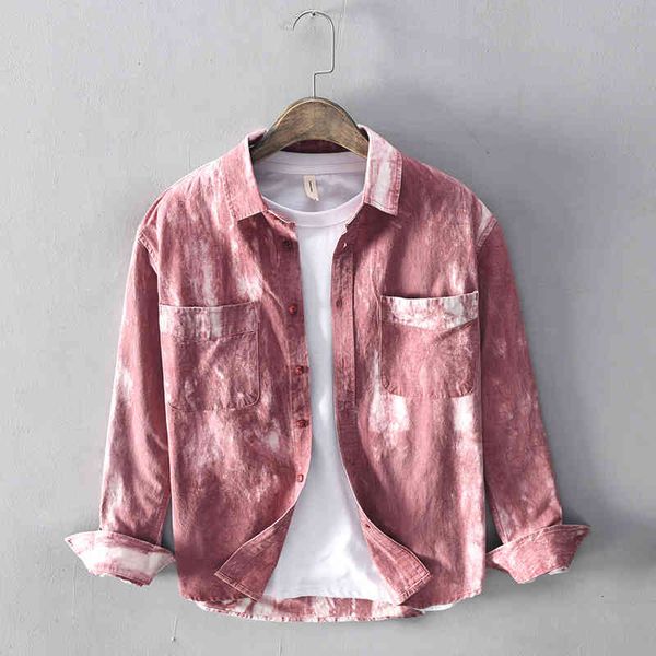 men's t-shirts tie-dyeing process brand long sleeve autumn for men casual red shirts male fashion cotton shirt mens huml, White;black
men's t-shirts tie-dyeing process brand long sleeve autumn for men casual red shirts male fashion cotton shirt mens huml, White;black