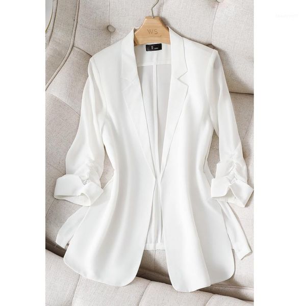 women's suits & blazers thin suit jacket female design sense niche 2021 early autumn temperament slim small wm*, White;black
women's suits & blazers thin suit jacket female design sense niche 2021 early autumn temperament slim small wm*, White;black