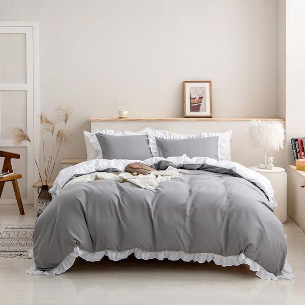 bedding sets solid color ruffled white duvet cover bed sheet pillowcase twin king washed microfiber 3pcs soft breathable
bedding sets solid color ruffled white duvet cover bed sheet pillowcase twin king washed microfiber 3pcs soft breathable