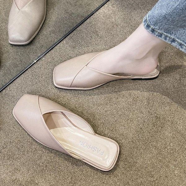 slippers shoes women ladies' low luxury slides cover toe pantofle soft flat designer 2021 rome pu fashion basic, Black
slippers shoes women ladies' low luxury slides cover toe pantofle soft flat designer 2021 rome pu fashion basic, Black