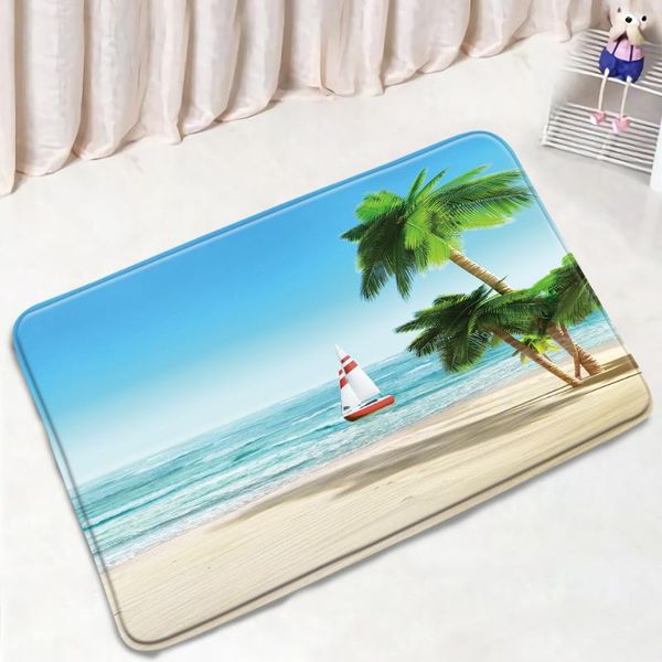 bath mats tropical beach scenery bathroom mat ocean sailing palm tree non-slip toilet rugs home decor kitchen doorway carpet
bath mats tropical beach scenery bathroom mat ocean sailing palm tree non-slip toilet rugs home decor kitchen doorway carpet