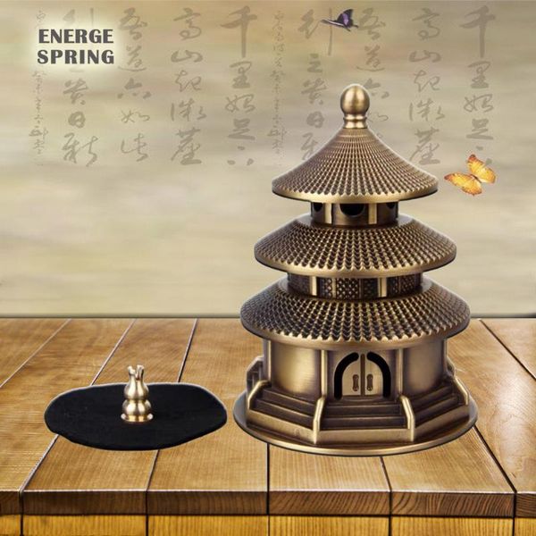 fragrance lamps pure copper incense burner antique pagoda censer for coil tea ceremony home furnishings indoor sandalwood
fragrance lamps pure copper incense burner antique pagoda censer for coil tea ceremony home furnishings indoor sandalwood