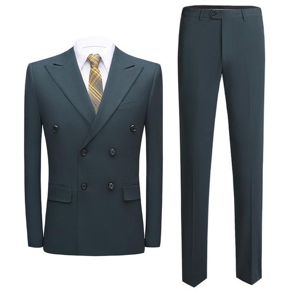 men's suits & blazers mens 2 piece double breasted suit slim fit solid tuxedos for wedding prom groomsmen party green dress blazer pant, White;black
men's suits & blazers mens 2 piece double breasted suit slim fit solid tuxedos for wedding prom groomsmen party green dress blazer pant, White;black